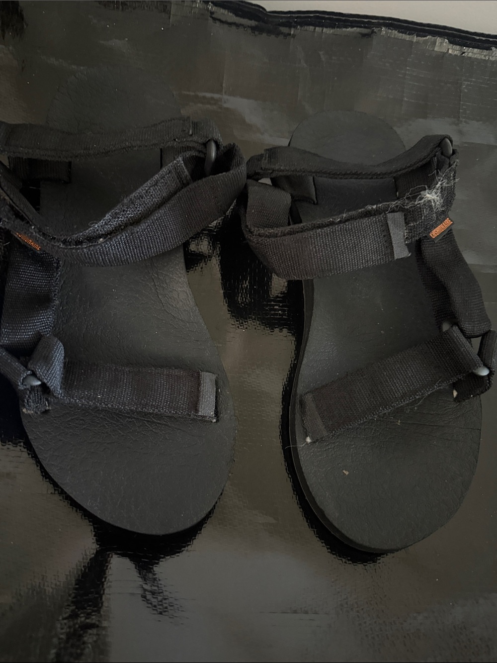 Women’s Black Adjustable Strap Sandals